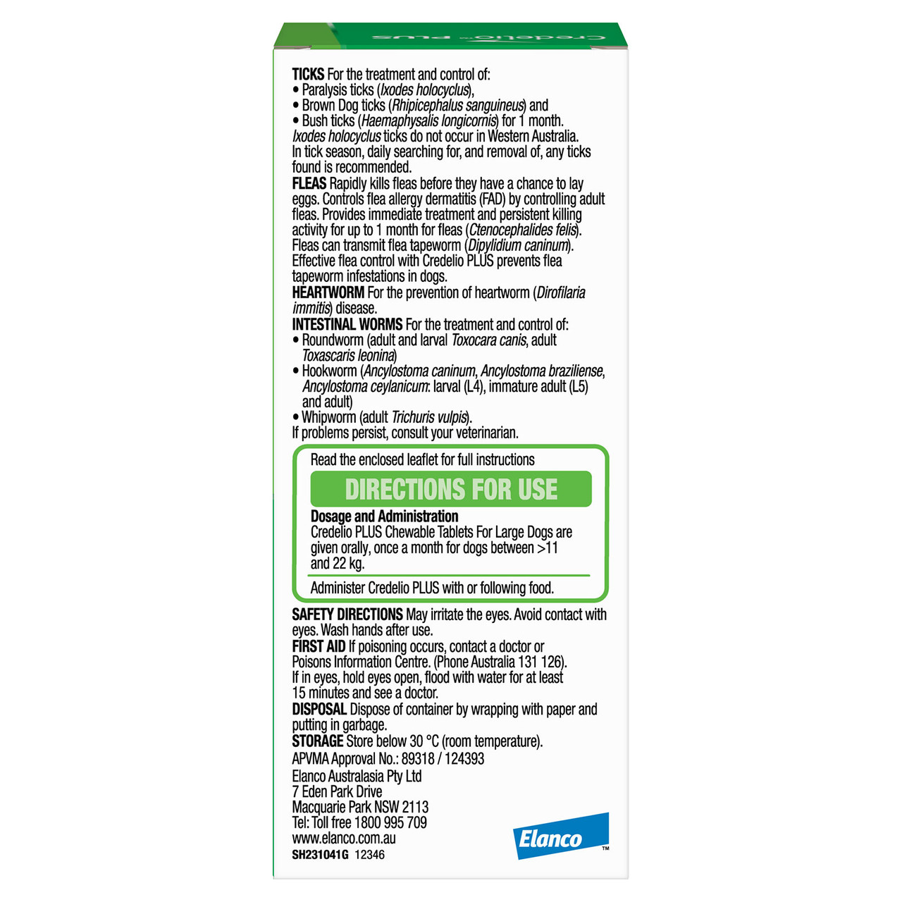 Credelio PLUS tratamiento contra pulgas, garrapatas y agentes internos Credelio PLUS tratamiento contra pulgas, garrapatas y agentes internos